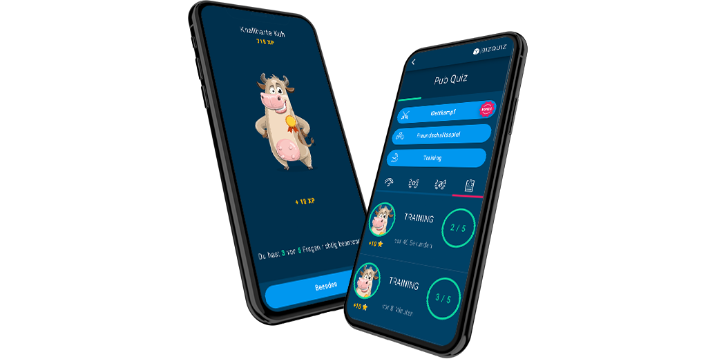 The Learning app uses Gamification and Microlearning