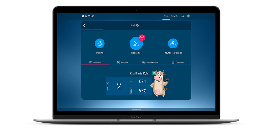 imc BizQuiz offers Reporting for Corporate Learning